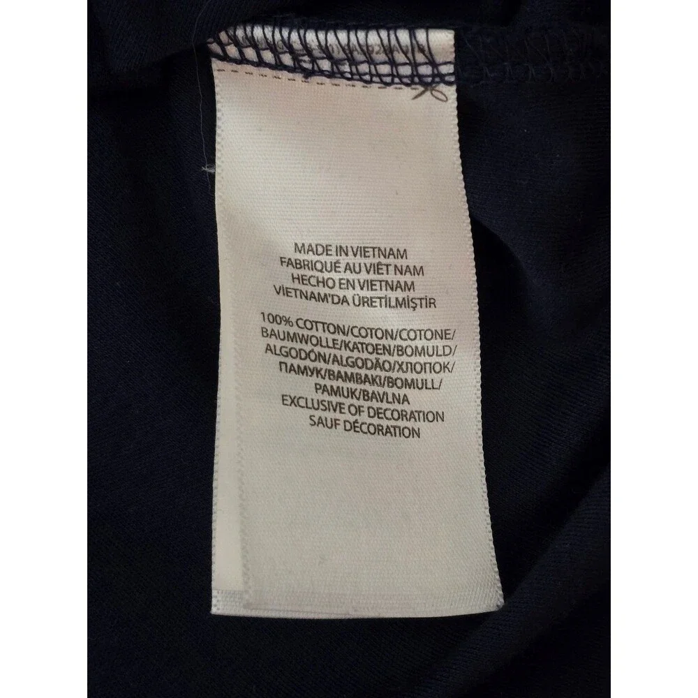 Polo Ralph Lauren Men's Small Logo White Pony Shirt Navy Blue Pima Soft